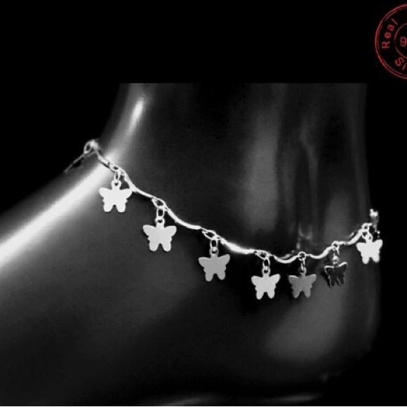 Bohemia 925 Sterling Silver Butterfly Pendant  Anklets Bracelets - Picture 7 of 7